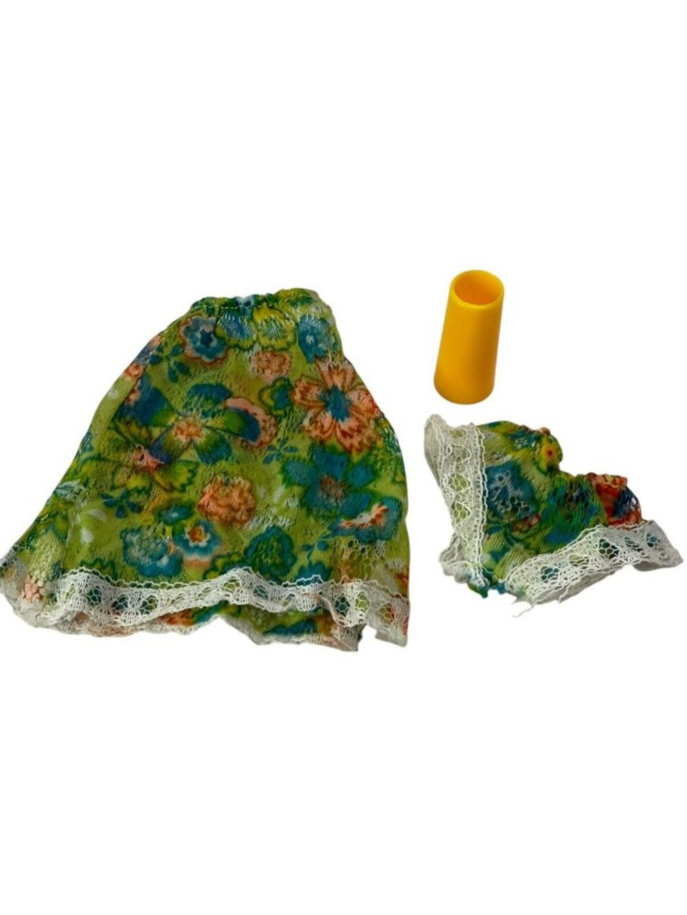 Sindy Doll Floral Lace Skirt & Panties Marx/Pedigree Vanity/Dressing Table +Vase